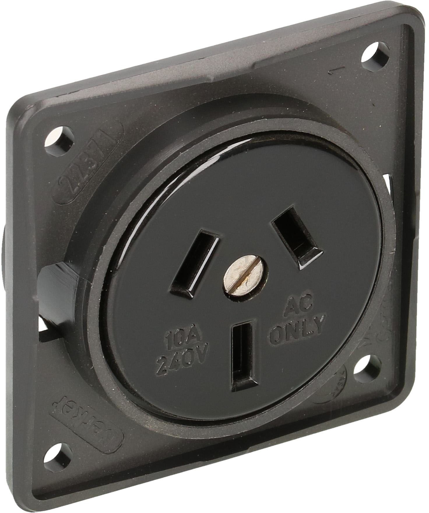 prise 1x type I appareil avec plaque frontale Berker Integro ant.