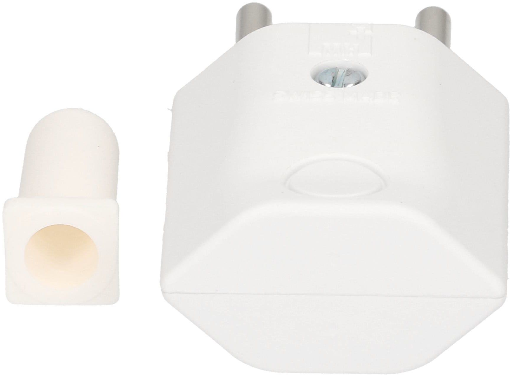 fiche type 12 coudée 3 pôles blanc