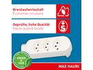 multi adaptateur ADAPT 3+1x type 13 blanc rotatif Green+Fair
