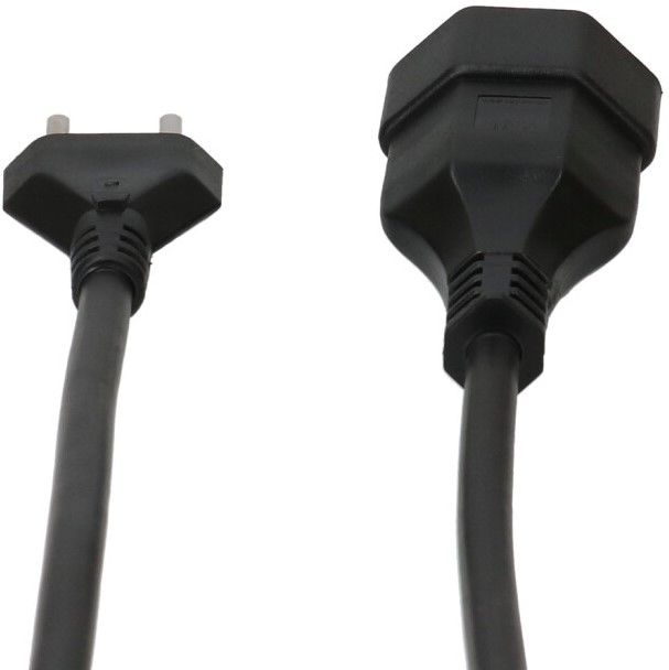 Rallonge TD H05VV-F3G1.5 3m noir type 23 / type 23