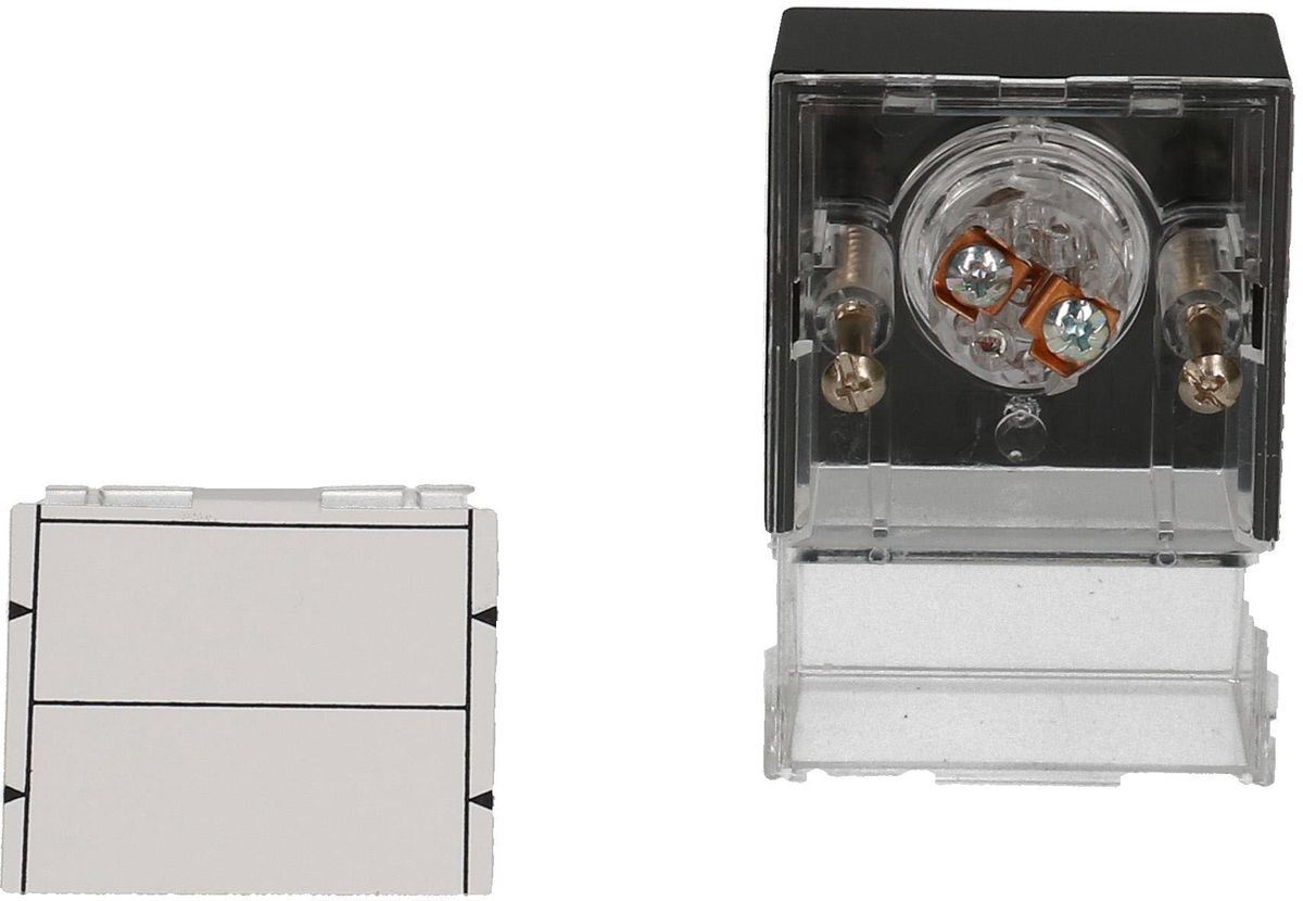 Bouton-poussoir Pushlite noir lumineux