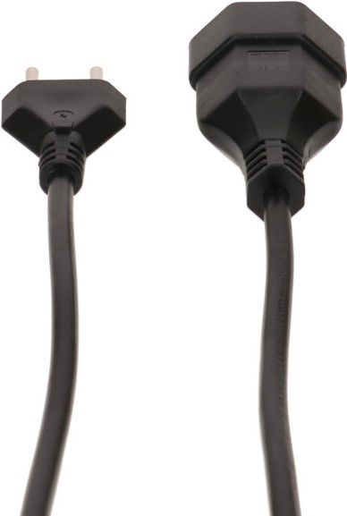 Rallonge TD H05VV-F3G1.0 4m noire type 12 / type 13