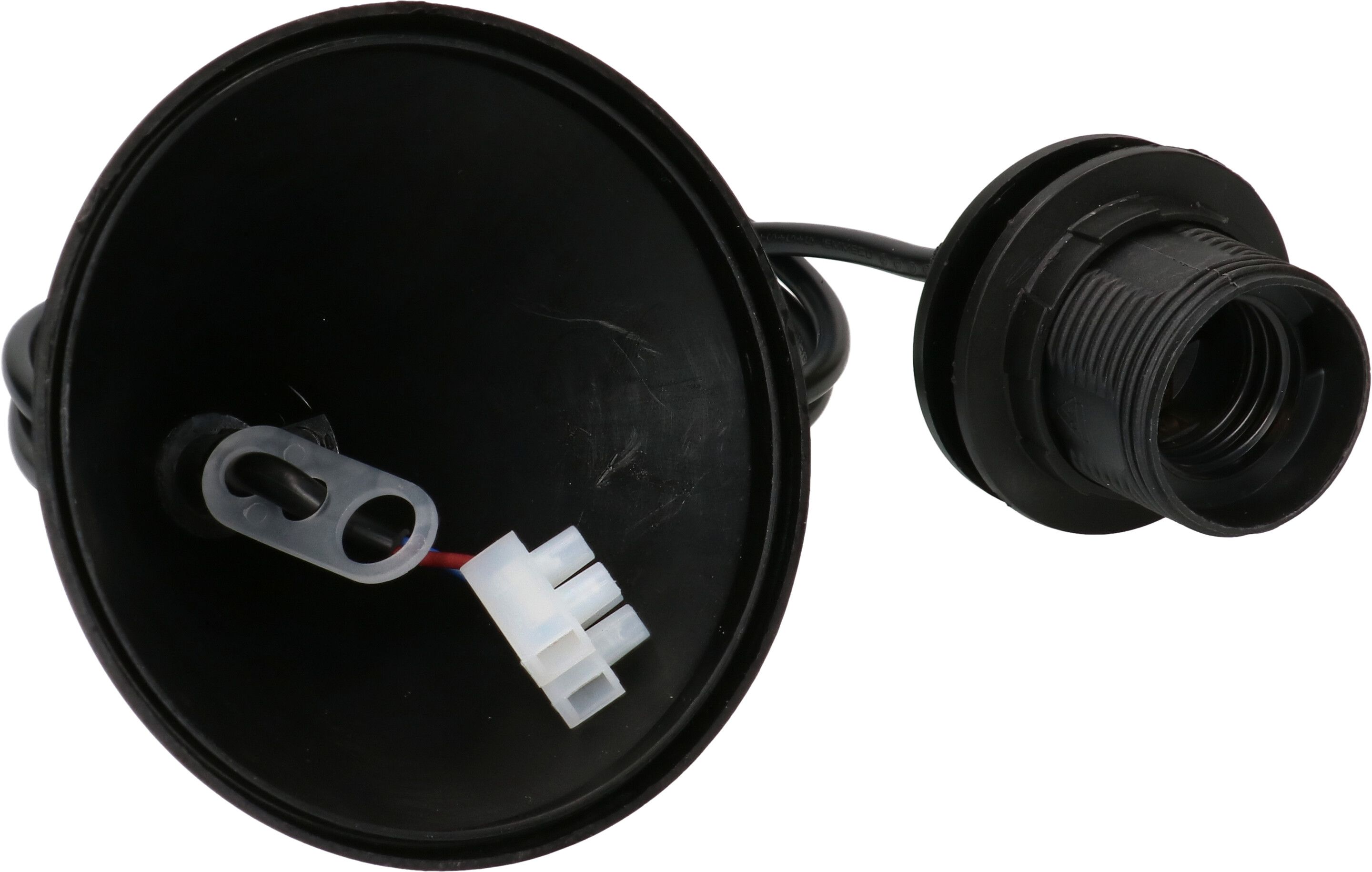 suspension de lampe E27 noir L=1.0m