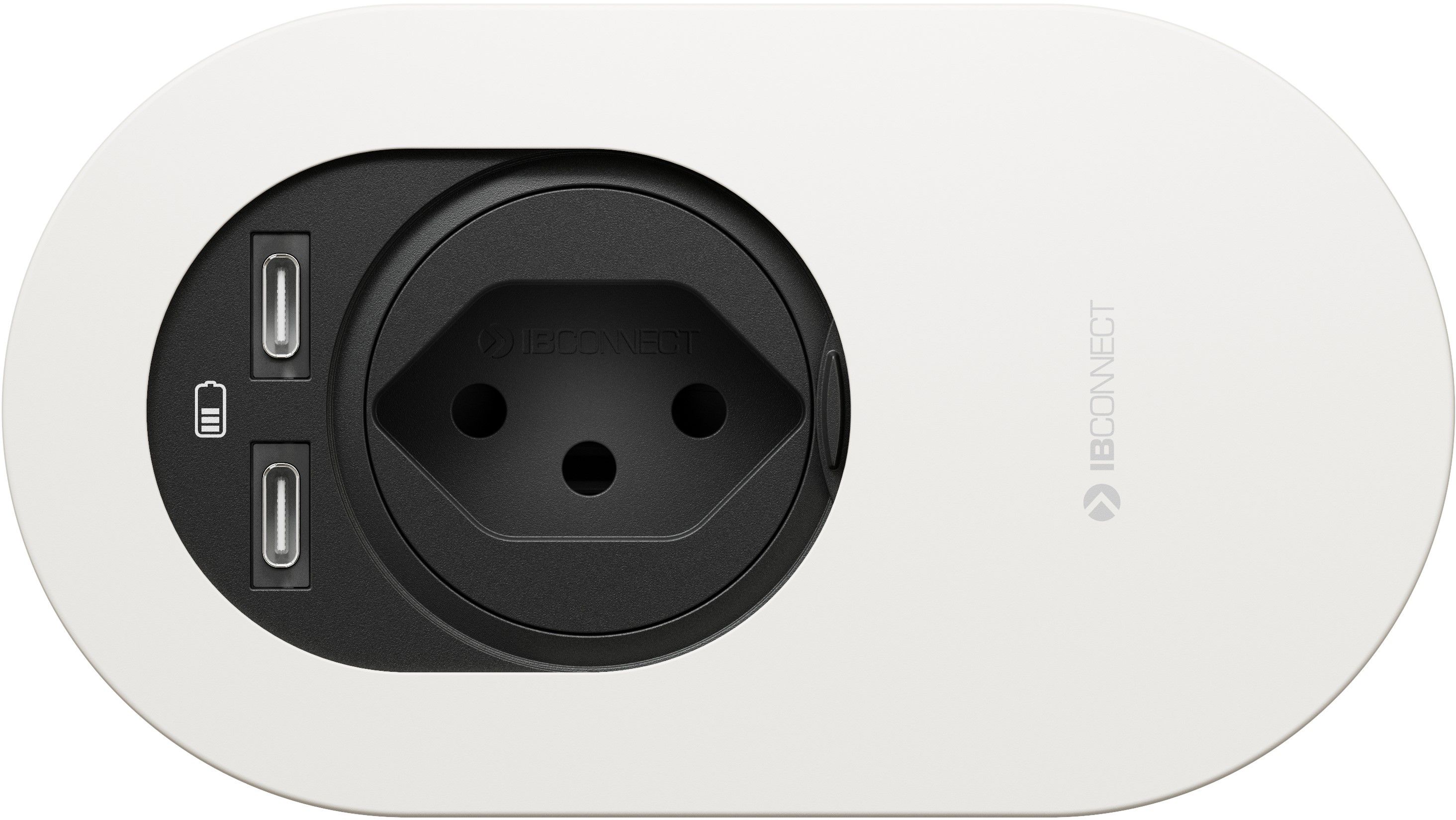 ORBIT bloc multiprise blanc 1x type 13 2x USB-C