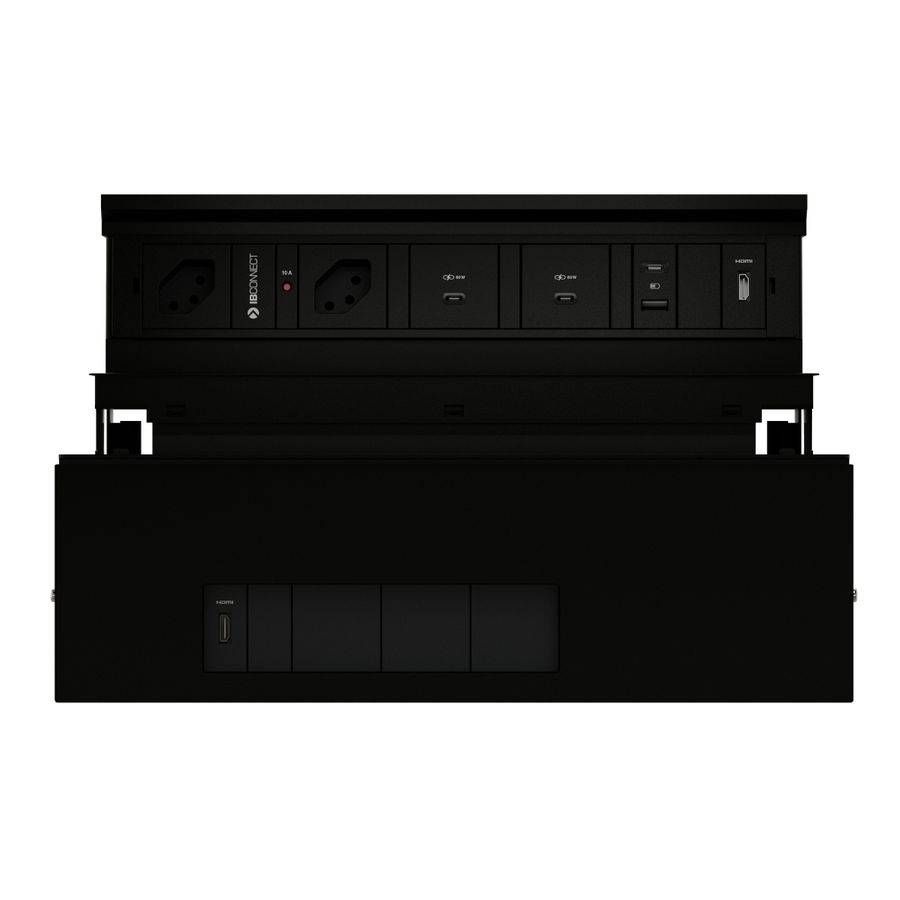 MEETING 4x type 13 1x Schuko 2x RJ45 3x USB-C 60W 1x A/C 1x HDMI