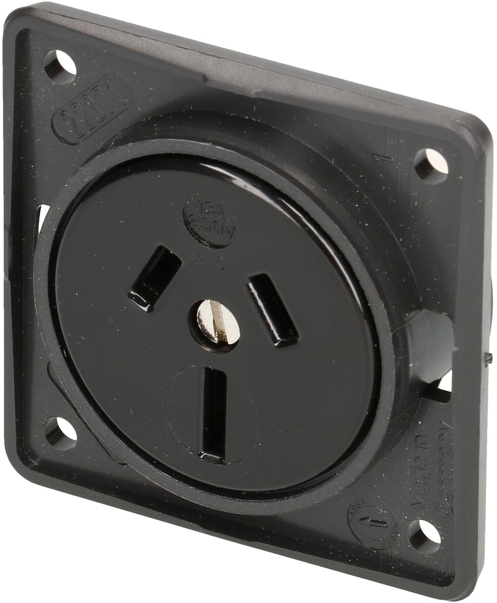 prise 1x type I appareil avec plaque frontale Berker Integro ant.