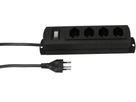 Steckdosenleiste Prime Line 4x Typ 13 schwarz Schalter 5m