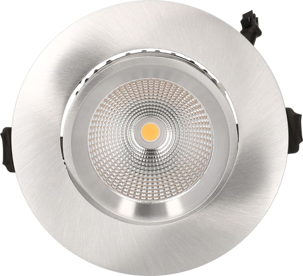 spot encastré à LED elegance alu brossé 3000K 900lm 38°