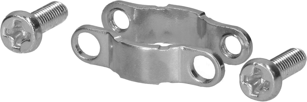 bride de décharge de traction acier galvanisé 2x M2.5x8mm