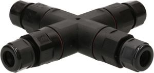 Connecteur câble X IP68 noir 3-pôles 16A/250V