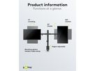 Doppel-Monitorhalterung Fix