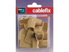 Raccords de goulotte 10mm beige assorti 10 pcs.