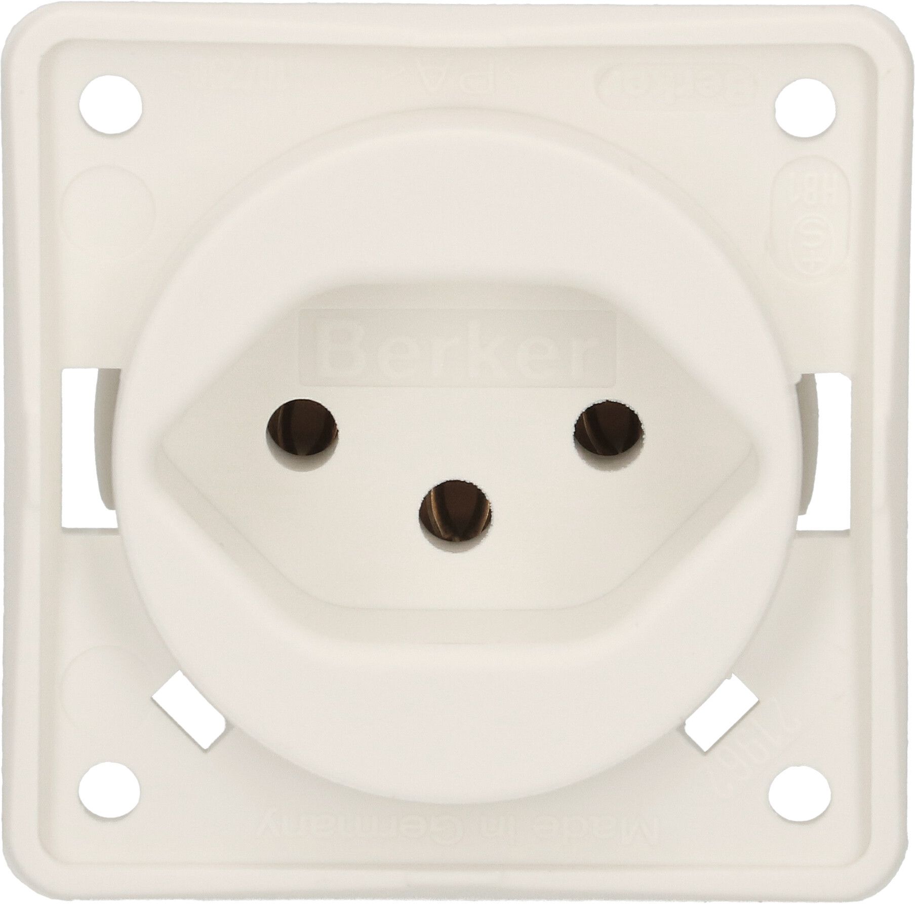 prise 1x type 13 appareil avec plaque frontale Berker Integro bc