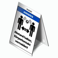 Visualizzazione del tetto -Abstand halten Kontakt vermeiden