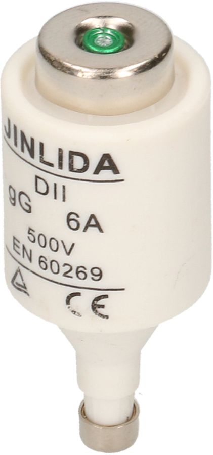 fusible 6A retardé 500V DT-II / 5 pièces