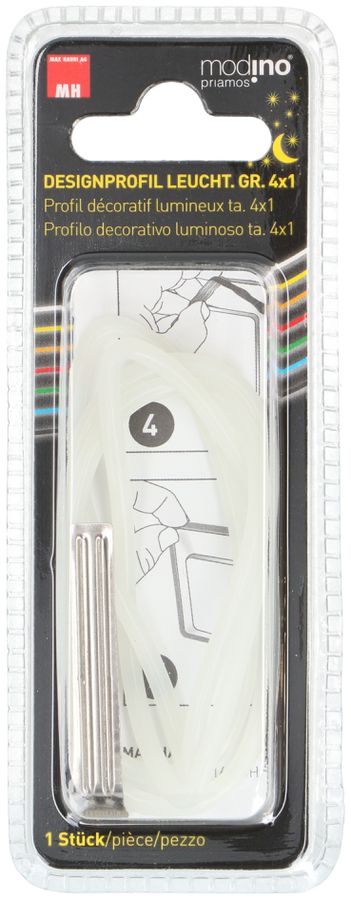 profil décoratif ta.4x1 priamos jaune/vert fluorescent