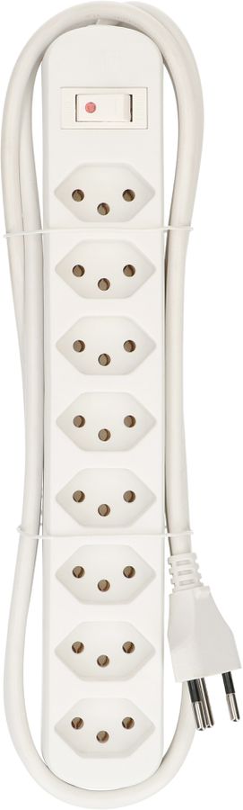 multiprise Basic Line 8x type 13 bc interrupteur 1.5m Green+Fair