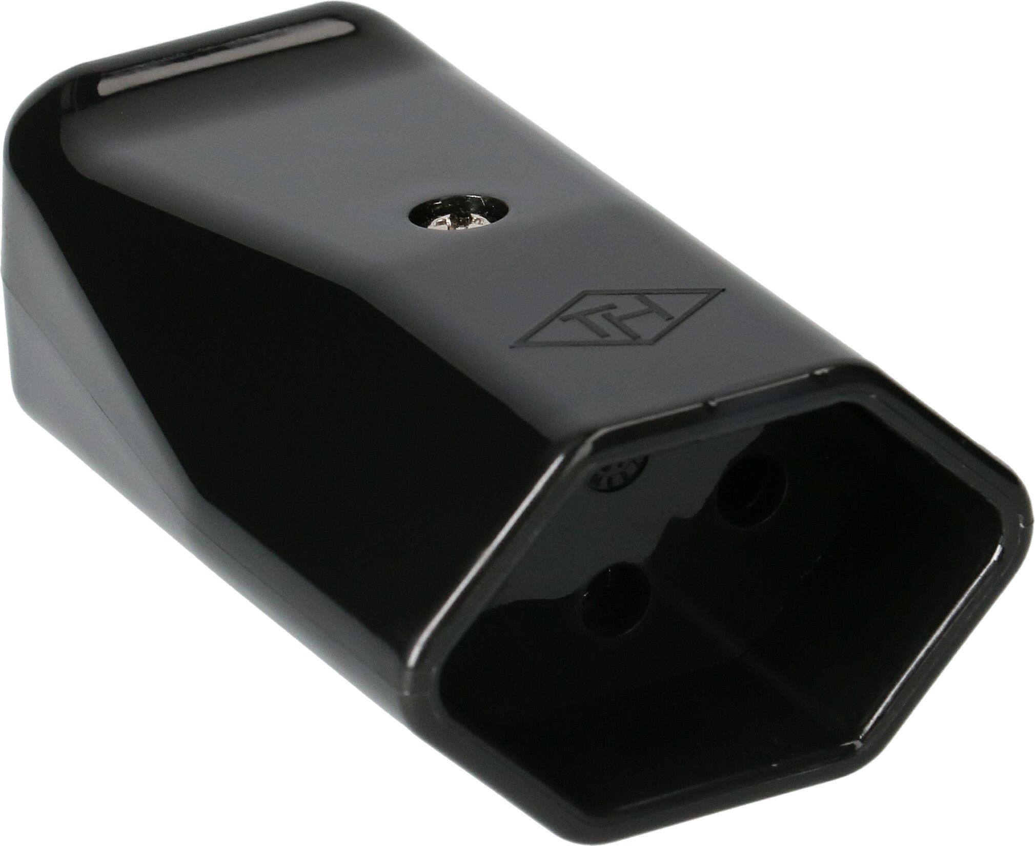 prise TH type 13 3 pôles noir pour diamètre du câble 6.5-9.5mm