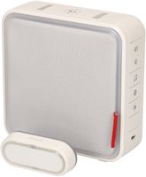 Kit carillon sans fil, portée=200 m, blanc, halo lumineux MP3