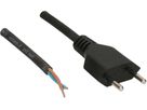 GD-Netzkabel H05RR-F2X1.0 5m schwarz Typ 11