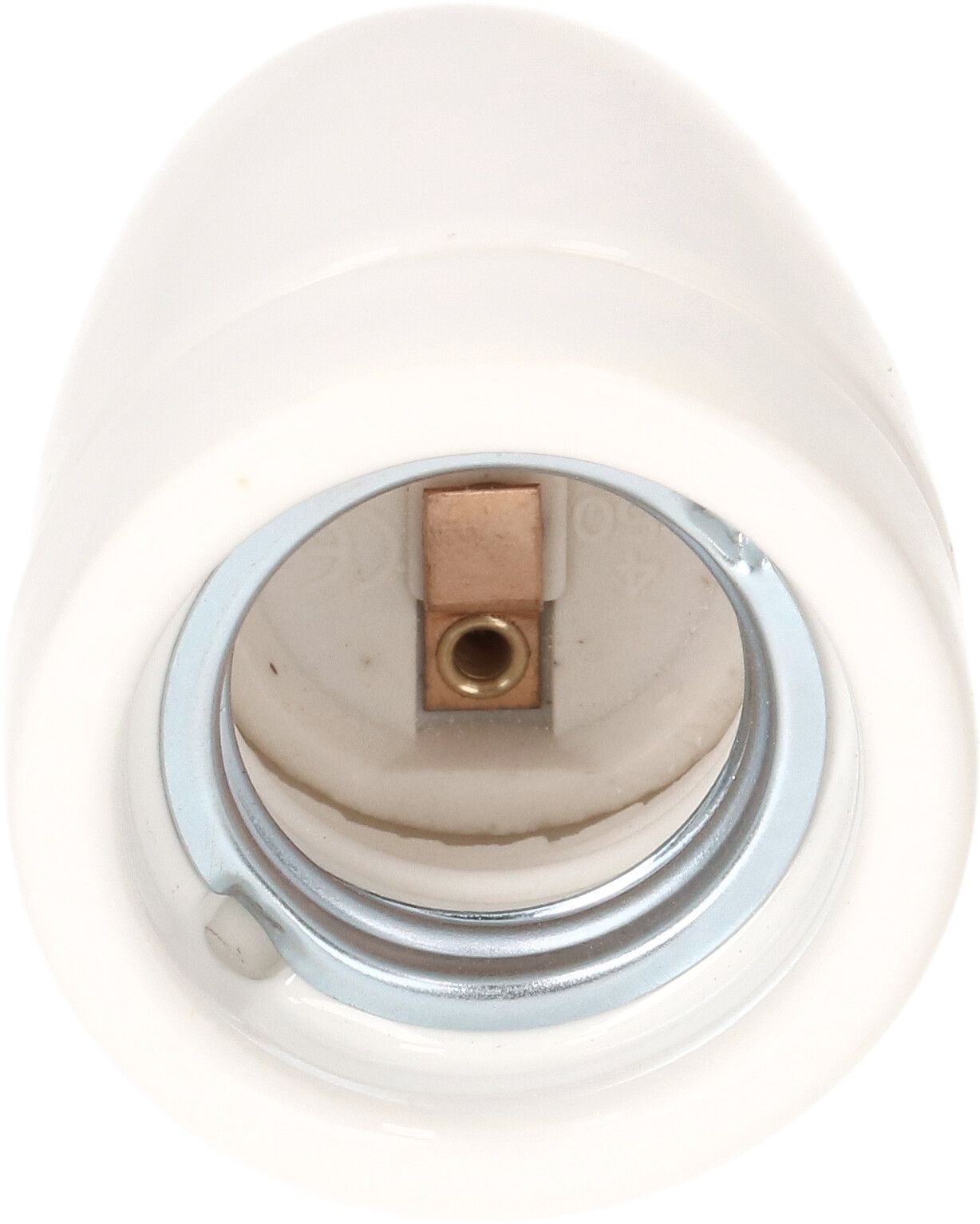 douille E27 porcelaine M10x1 blanc
