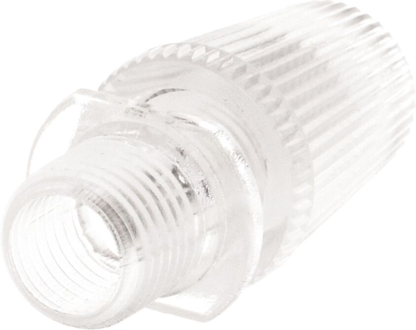 serre-câble 2xmâle M10x1 avec coiffe PC transparent