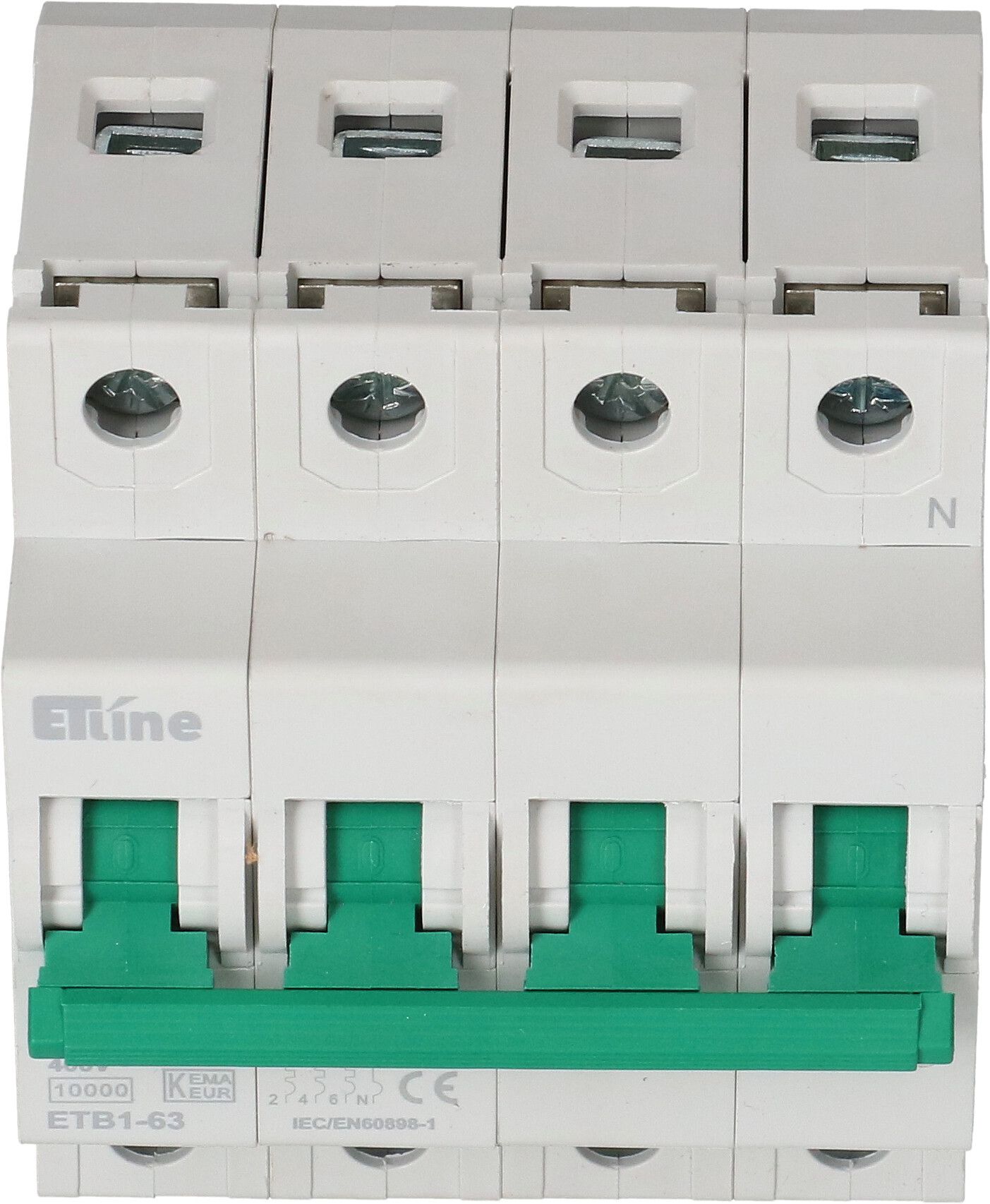 disjoncteur 3P+N C 16A 10kA