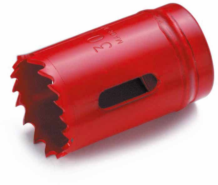 Lochsäge aus HSS-Bi-Metall mit Vario-Zahnung D=30mm L 50mm M14