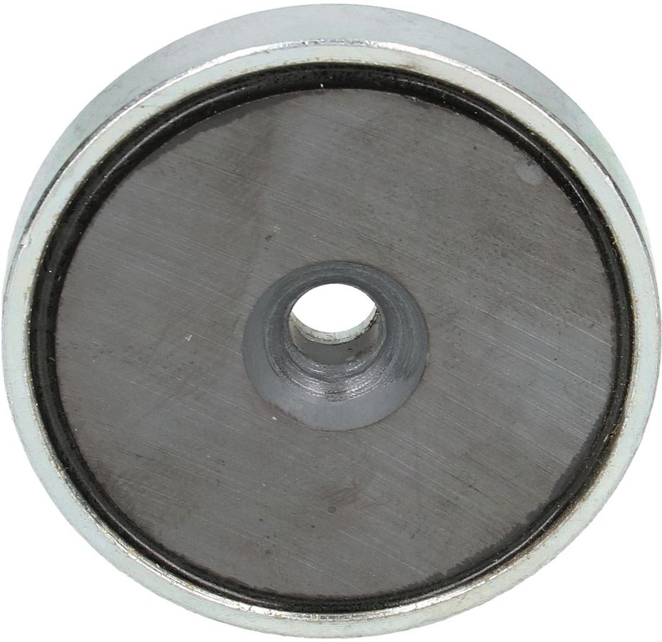 aimant plat encastré D=40mm ferrite dure