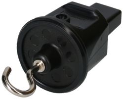 embout avec crochet noir