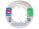 câble TDLR H03VV-F2X0.75 10m blanc