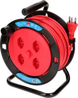 enrouleur de câble 4x type 13 15m rouge noir