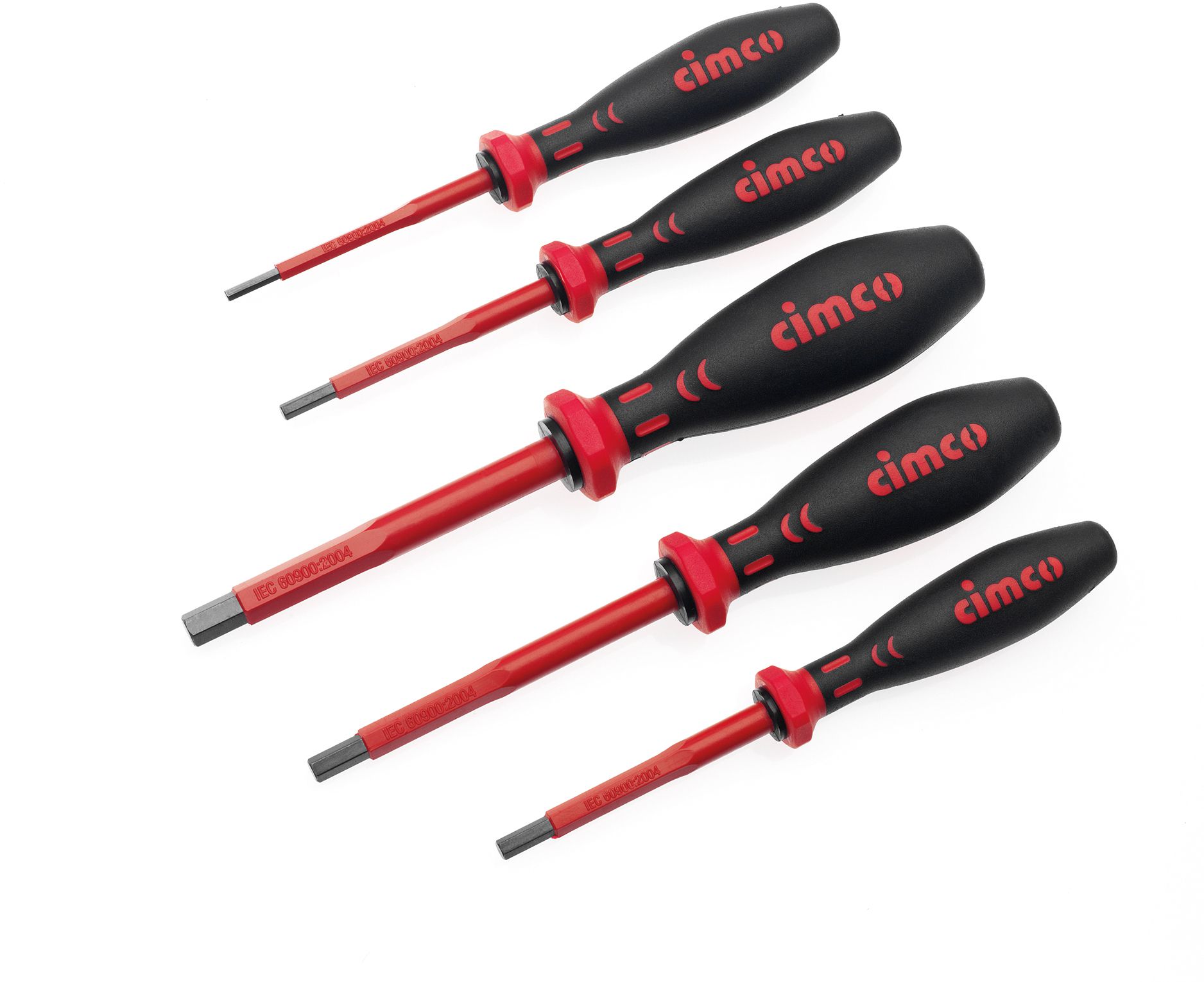 Assortiment de clés mâles à six pans (six pans creux) 5pcs