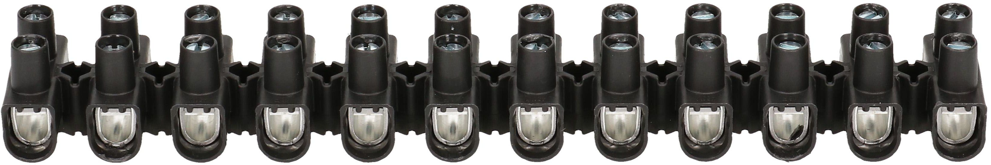 barrete de bornes EKL 3 S 4-16mm2 12 pôles noir