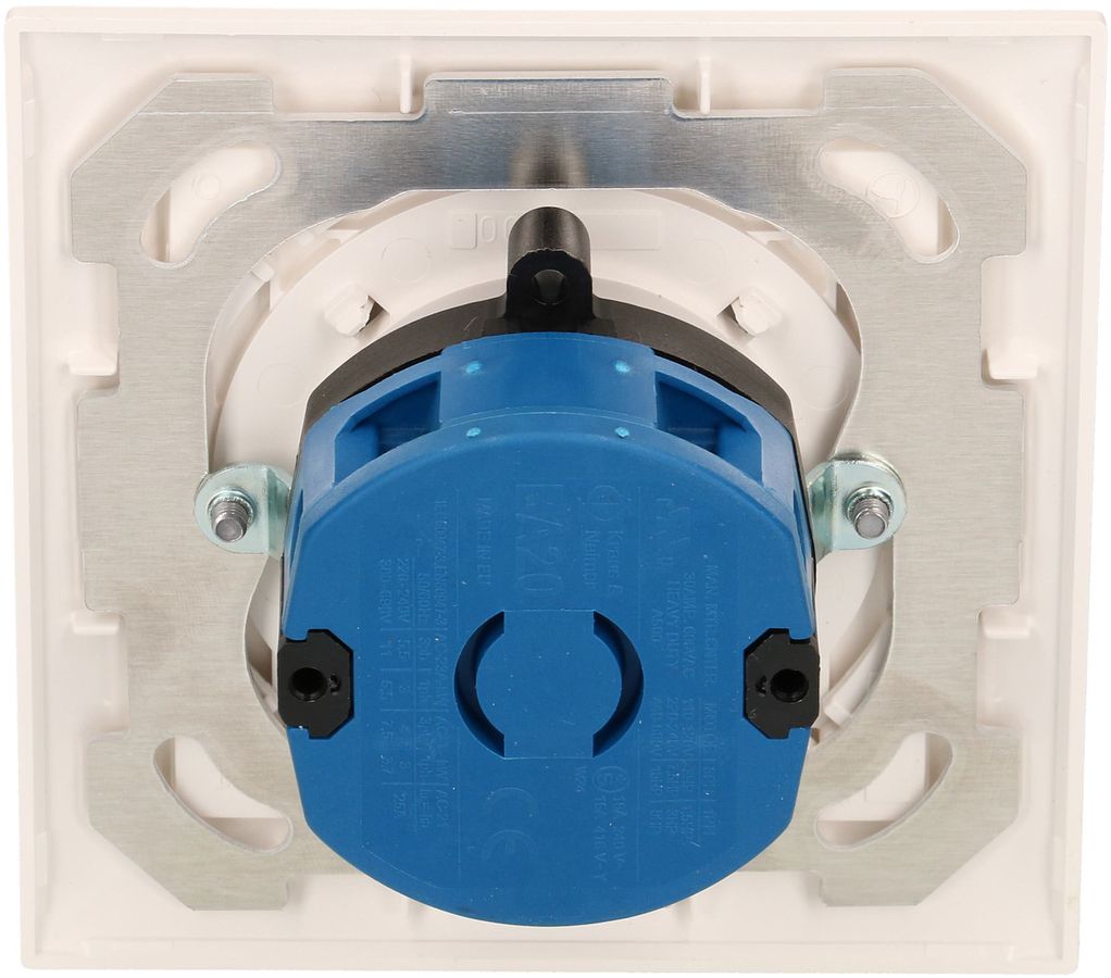 Drehschalter Schema 0/1L 0-I-0-I UP EdizioDue weiss