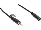 rallonge audio stéréo fiche/prise jack 1.5m noir