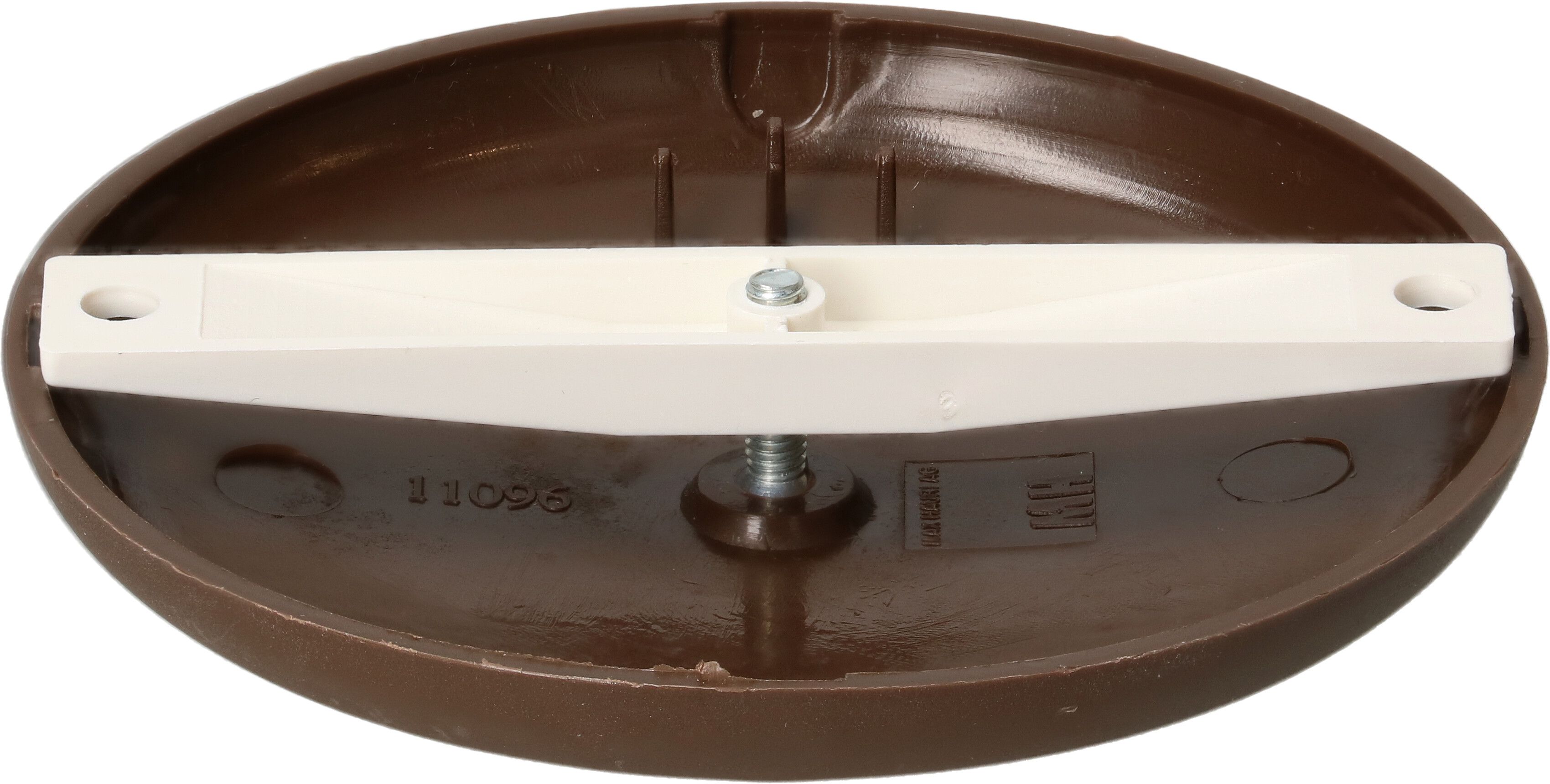 rosette de plafond rond barre marron