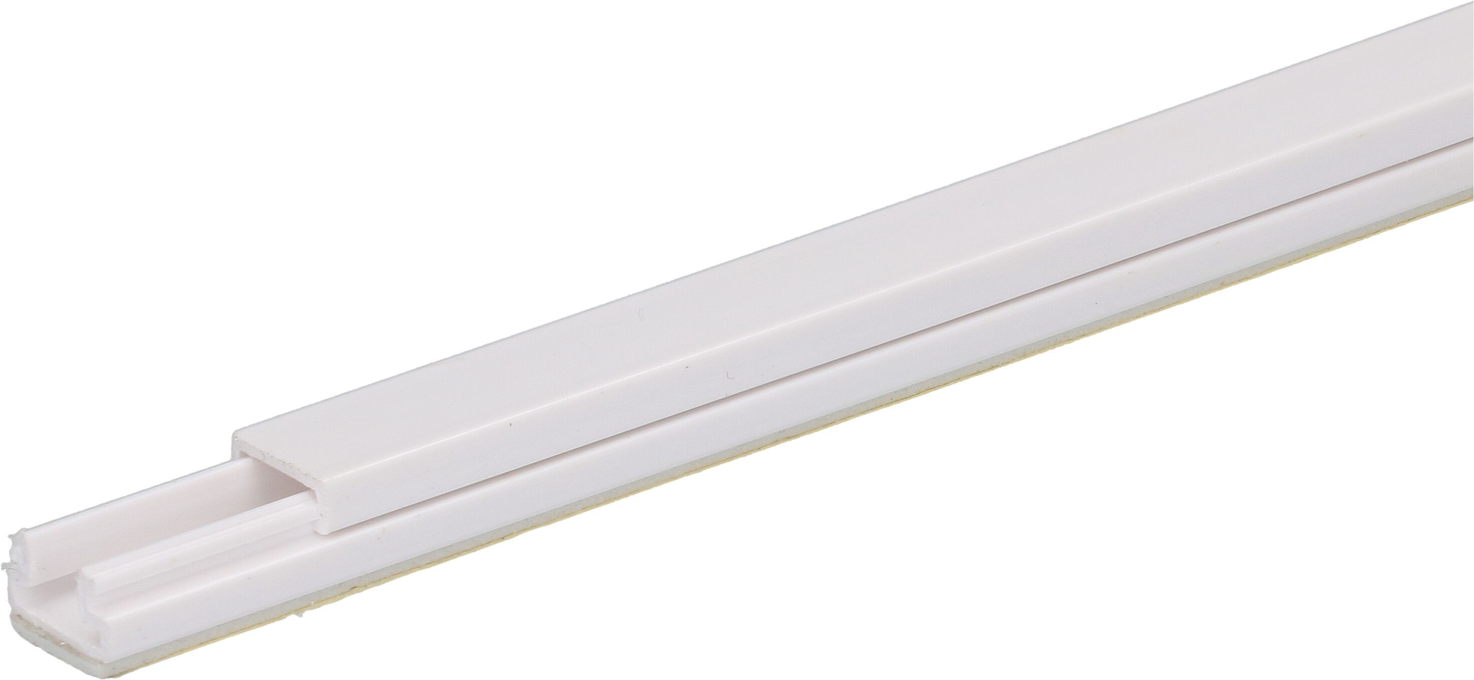 Goulotte 9x5mm blanc auto-adhésif 2m