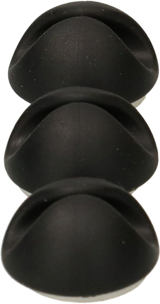 SINGLE STOP Set rond 9x noir