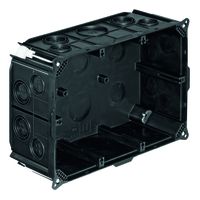 boîte pour mur creux ta.3x2 Ideal Box noir
