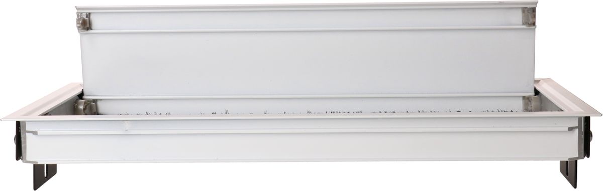 Duo plus Cover Einbaurahmen kurz weiss inkl. Befestigung