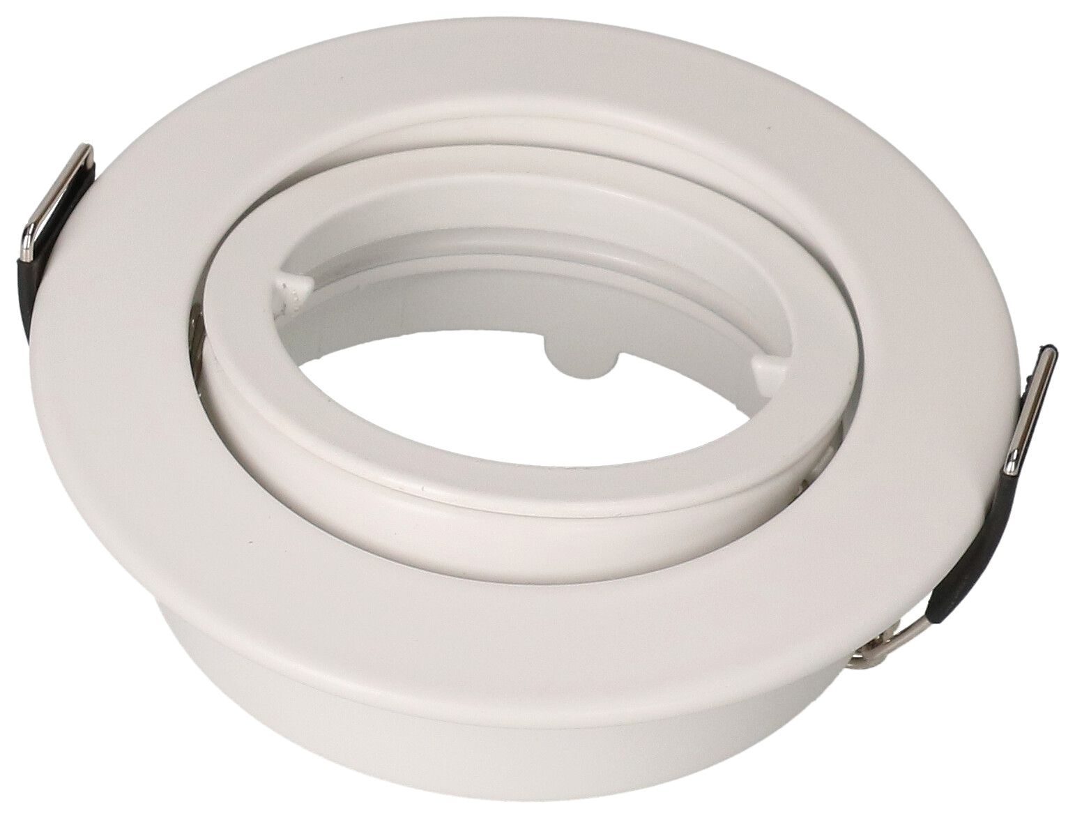 Einbaurahmen Ø68 weiss für LED-Lampen mit GU10-Sockel