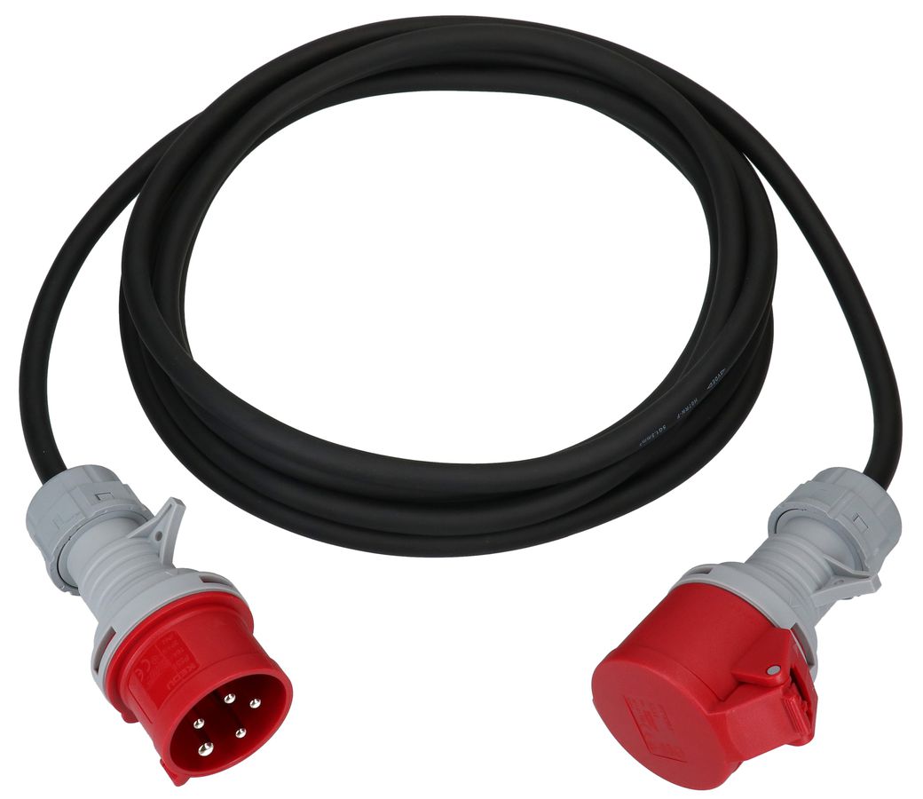 rallonge CEE H07RN-F5G1.5 noir 5m IP44 5 pôles