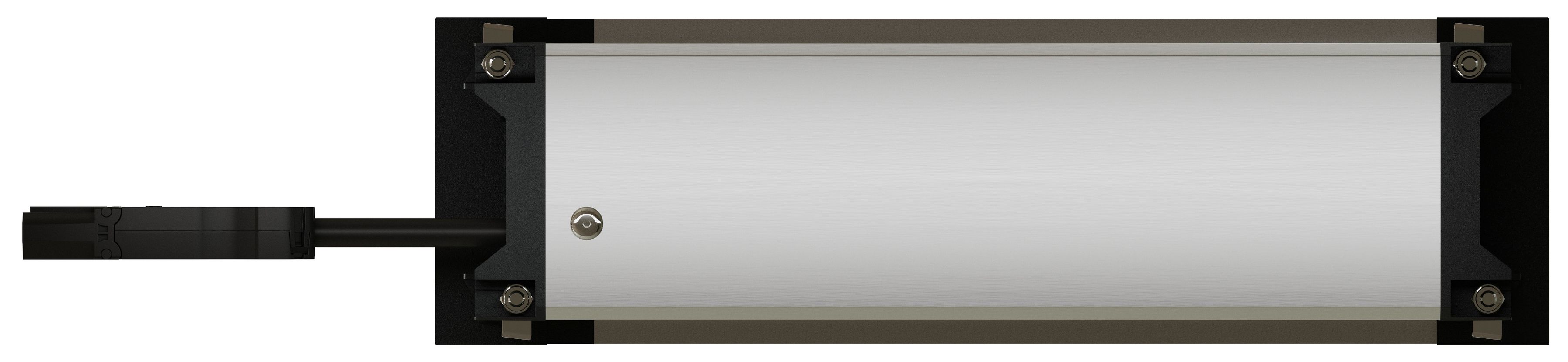 INTRO2.0 bloc multiprise anodisé 3x type 13 1x USB-A/C