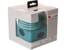 multiprise Cube 4x type 13 turquoise / noir 2m clip-clap