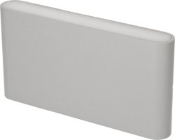 applique murale à LED WALL-FLAT gris alu RAL9006