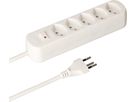 Steckdosenleiste Basic Line 5x Typ 13 weiss Schalter 5m
