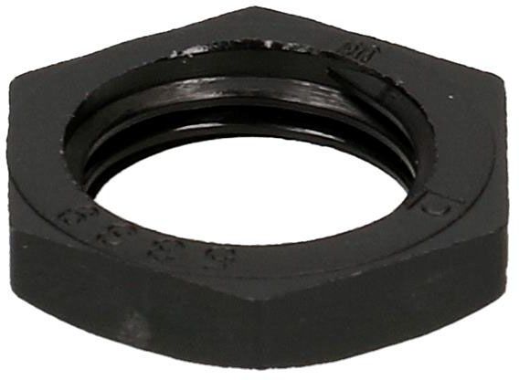 6kant-Mutter PA schwarz M10x1 SW14x3