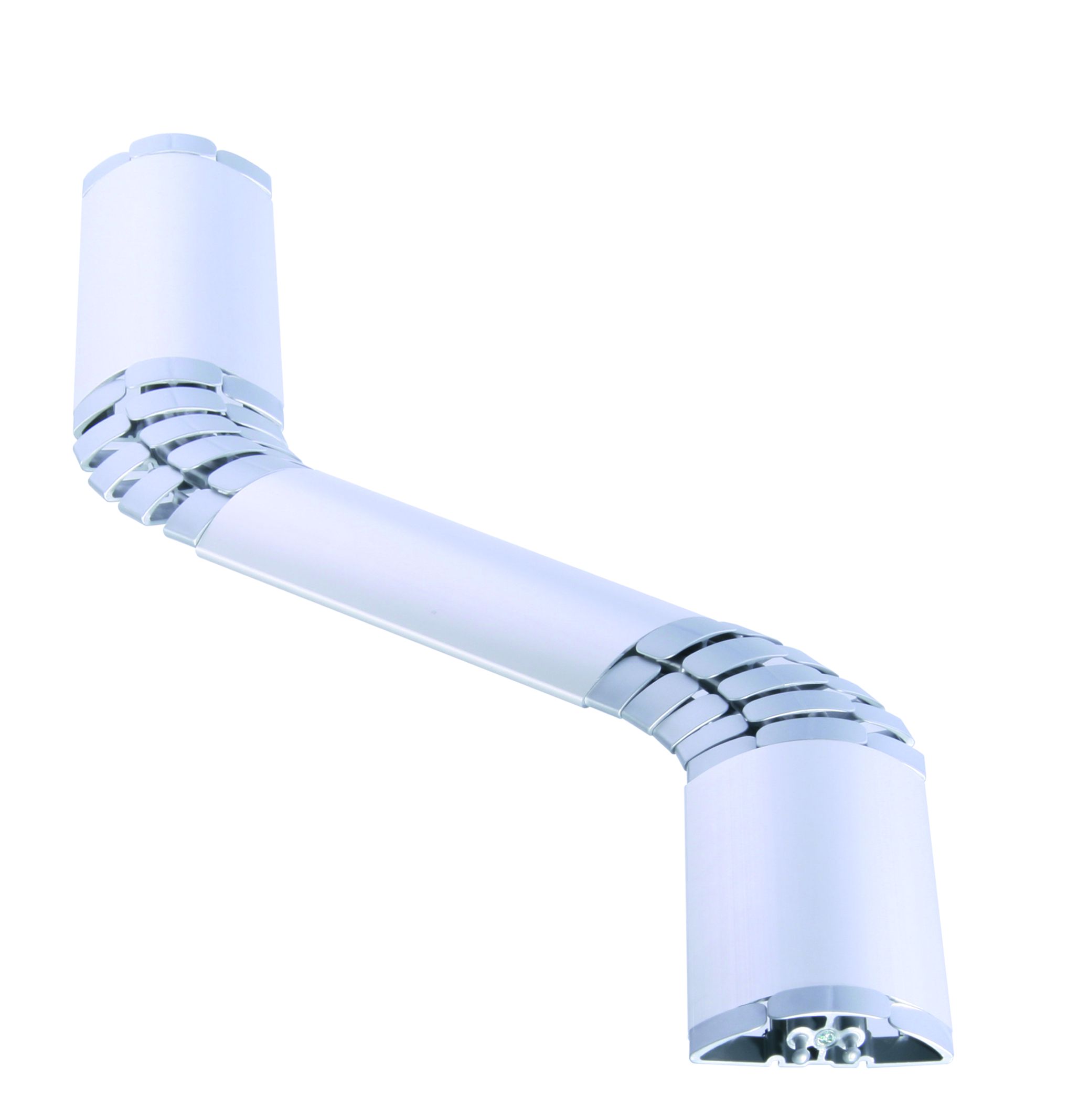 pont pour câbles Easy Bridge 90 0.50m maillons argent RAL9006