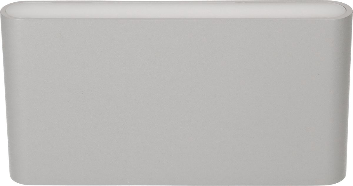 LED-Wandleuchte WALL-FLAT alugrau RAL9006